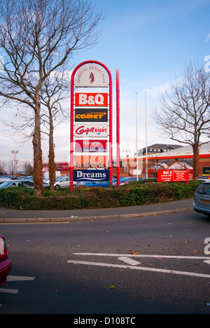 Imperial Retail Park Gravesend Kent UK Stock Photo