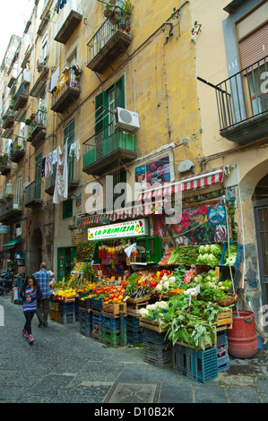 Supportico Lopez street Rione Sanita district Naples city La Campania region southern Italy Europe Stock Photo