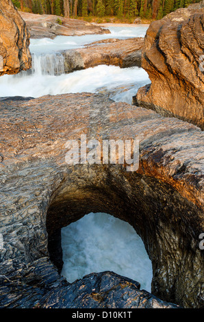 The Natural Bridge, Yoho National Park, British Columbia, Canada Stock Photo