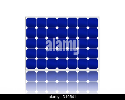 Conceptual renewable images isolated against a white background Stock Photo