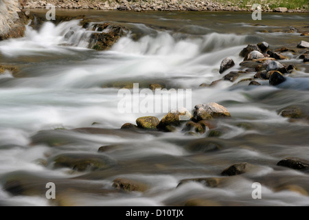 Rapids in the Gardner River, Yellowstone NP, Wyoming, USA Stock Photo