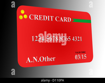 Credit card isolated on white background Stock Photo - Alamy
