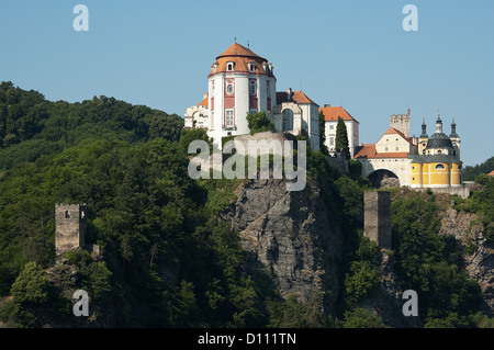 Elk188-3549 Czech Republic, Vranov nad Dyji, Vranov Chateau Stock Photo