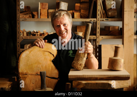 Duncan Bonner, Director of Forest of Avon Products a local co-operative of woodworkers in Bristol UK Stock Photo