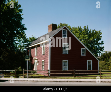 1980s BIRTHPLACE OF JOHN ADAMS 2ND PRESIDENT OF UNITED STATES QUINCY MA USA Stock Photo