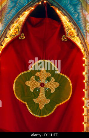 Kerala India Niranam Valiyapally St Mary's Syrian Orthodox Church Cross Stock Photo