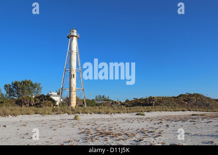 Gasparilla Island Rear Range Light, Florida Stock Photo