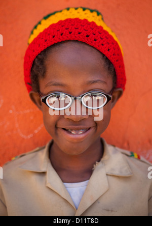 Portrait Of A Rasta Girl In Shashemene Jamaican School 