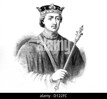 Illustration Of King Henry II From The Book Cassell's History Of England Volume 1 Stock Photo