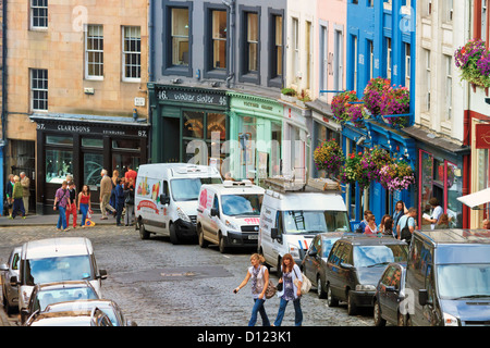 Victoria Street, Edinburgh, Scotland Stock Photo