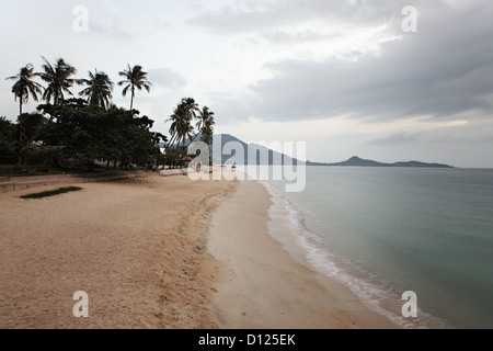 Sunrise on Lamai beach, Koh Samui Island, Thailand Stock Photo