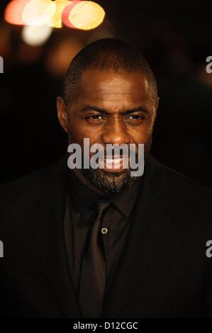 Idris Elba attends the World Premiere of Les Misérables  on 05/12/2012 at Leicester Square, London. Persons pictured: Idris Elba. Picture by Julie Edwards Stock Photo