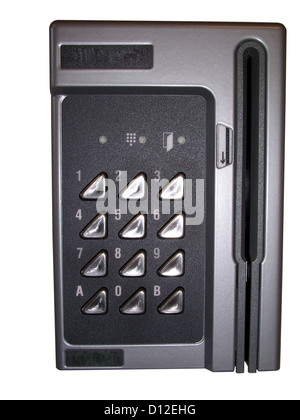 Password lock isolated on white background Stock Photo