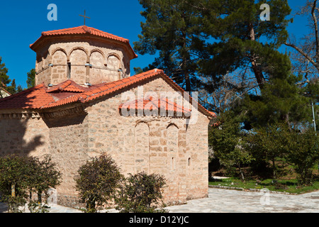 Church of Agia Lavra at Kalavryta village in Greece Stock Photo