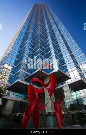 Skyscraper in downtown Dallas, Texas Stock Photo