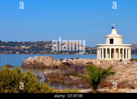 Lighthouse of St. Theodore at Argostoli of Kefalonia island in Greece Stock Photo