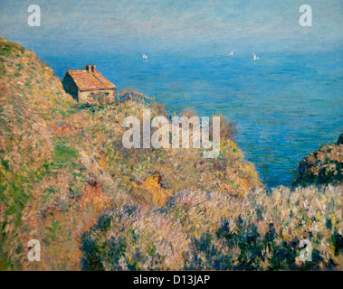 The house of the fisherman Varengeville 1882  Claude Monet 1840 – 1926 France French Stock Photo