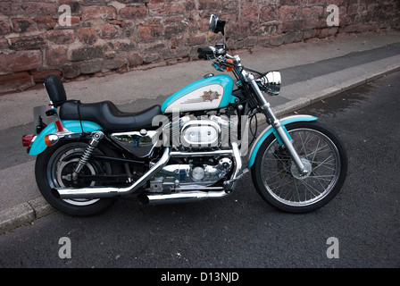 1997 Harley Davidson XL 1200 Sportster Custom Motorcycle Stock Photo