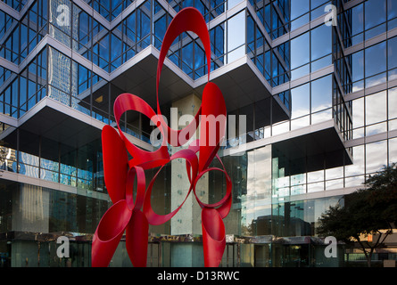 Skyscraper in downtown Dallas, Texas Stock Photo