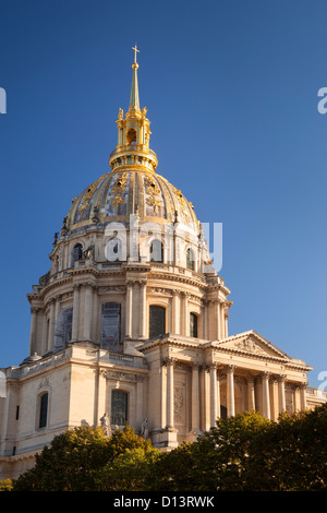 Chapel Saint Louis des Invalides, burial place of Napoleon Bonaparte, Paris France Stock Photo