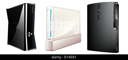 Xbox 360 console Cut Out Stock Images & Pictures - Alamy