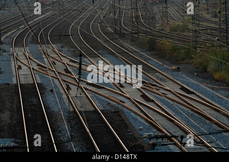 Railway in Munich/München, Germany Stock Photo