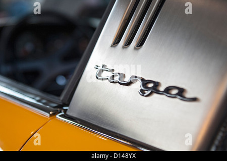 Classic Porsche 911 Targa Car Detail Stock Photo