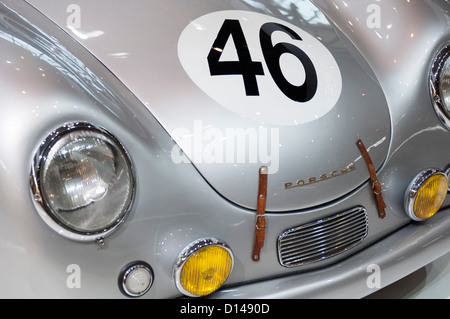 Classic Porsche 356 Car Detail Stock Photo