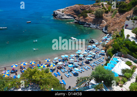 Bali bay at Crete island in Greece Stock Photo