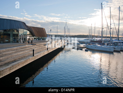 Onda, Oslo's Michelin-starred restaurant on Oslo's trendy Aker brygge waterfront Stock Photo