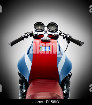 MV Agusta motorcycle isolated over white background Stock Photo