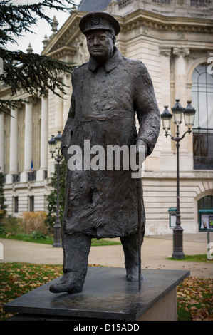 WINSTON CHURCHILL PETIT PALAIS PARIS FRANCE Stock Photo