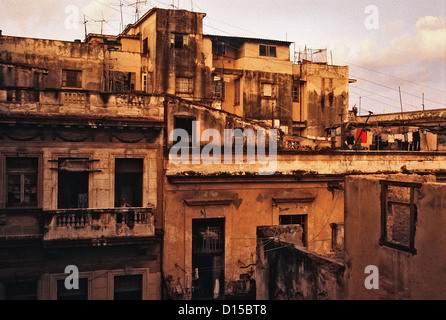 Havana, Cuba, view over the old city of Havana Stock Photo