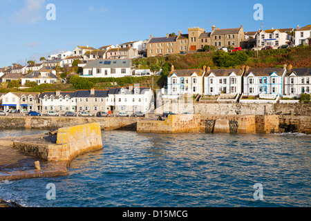 The harbour entrance at Porthleven Cornwall England UK Stock Photo
