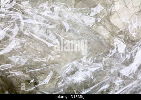 Close up of a plastic foil texture as abstract background, HDR image Stock Photo