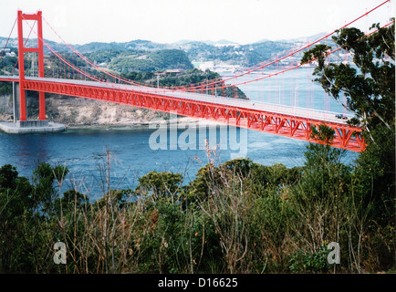 Bridge to Hirado, Nagasaki prefecture, Japan Stock Photo