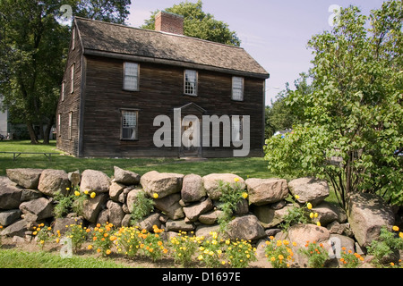 John Adams birthplace in Quincy, Massachusetts Stock Photo