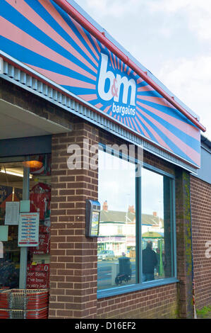 Sunday  09/12 /12 England,UK      Blackpool founded now based in Liverpool, discount chain B and M Bargains sold to New York based private equity firm Clayton Dubilier and Rice. The company operates over 300 stores with annual sales in excess of one billion pounds. Stock Photo