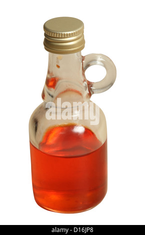 Sauce bottle isolated over white background Stock Photo