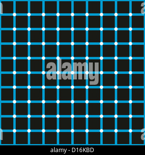 Optical illusion, colorful blocks, different shapes Stock Photo
