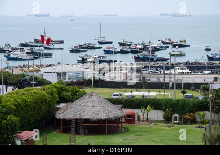 Port of Callao. Lima city. Peru. Stock Photo