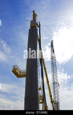SMW construction machinery against blue sky Stock Photo
