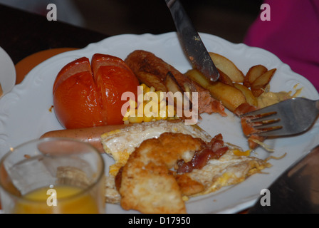 Full English breakfast. Stock Photo