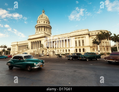 Havana, Cuba - on June, 7th. capital building of Cuba, 7th 2011. Stock Photo