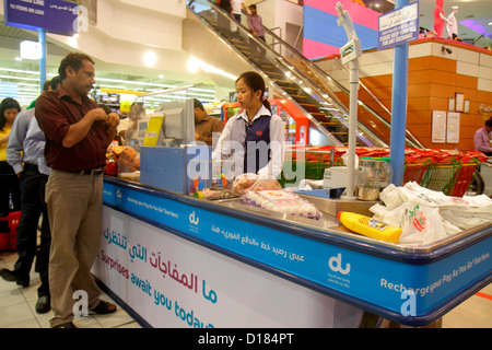 Dubai UAE,United Arab Emirates,Middle East Eastern,Al Qusais,LuLu Hyper Market Hypermarket,shopping shopper shoppers shop shops market markets marketp Stock Photo