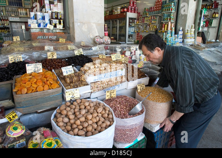 europe, greece, athens, psyri, the spices market in athinas avenue Stock Photo