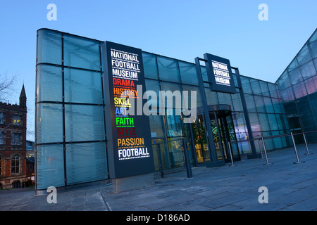 National Football Museum in the Urbis building in Manchester City Centre Stock Photo