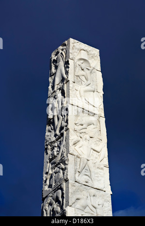 Mussolini obelisk in Rome Stock Photo: 79674618 - Alamy