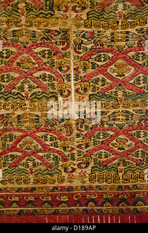 Wari textil Wari culture 500AC-1000AC Perú Stock Photo