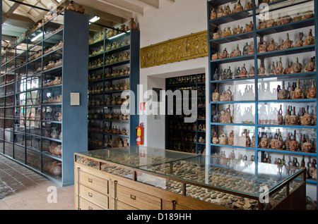 Larco Herrera museum Storage gallery of Pre-Columbian ceramic Lima Perú Stock Photo